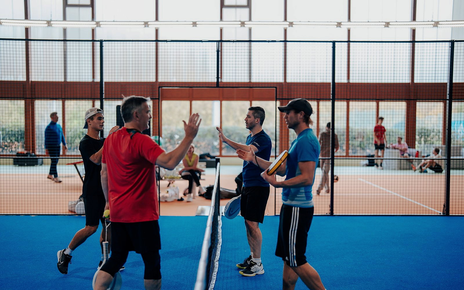 Indoor-Padel am Fleesensee