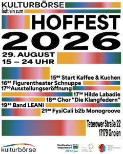 Hoffest Kulturbörse Gnoien
